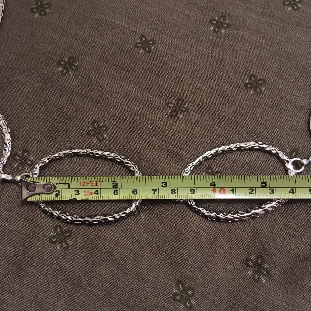 Silver Chain Link Necklace - Picture 6 of 8